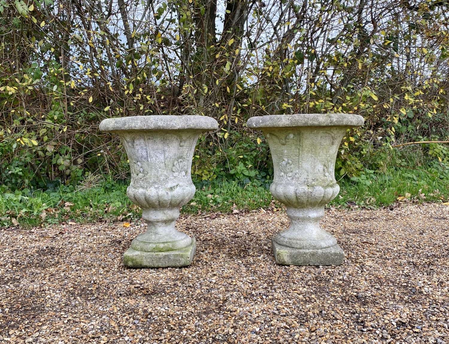 Pair of Mid-Century Campania Urns