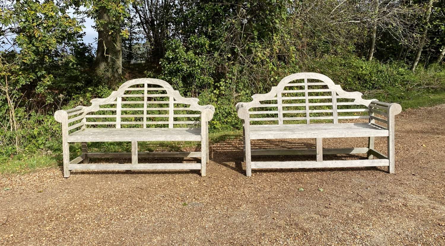 Pair of Lutyen Benches
