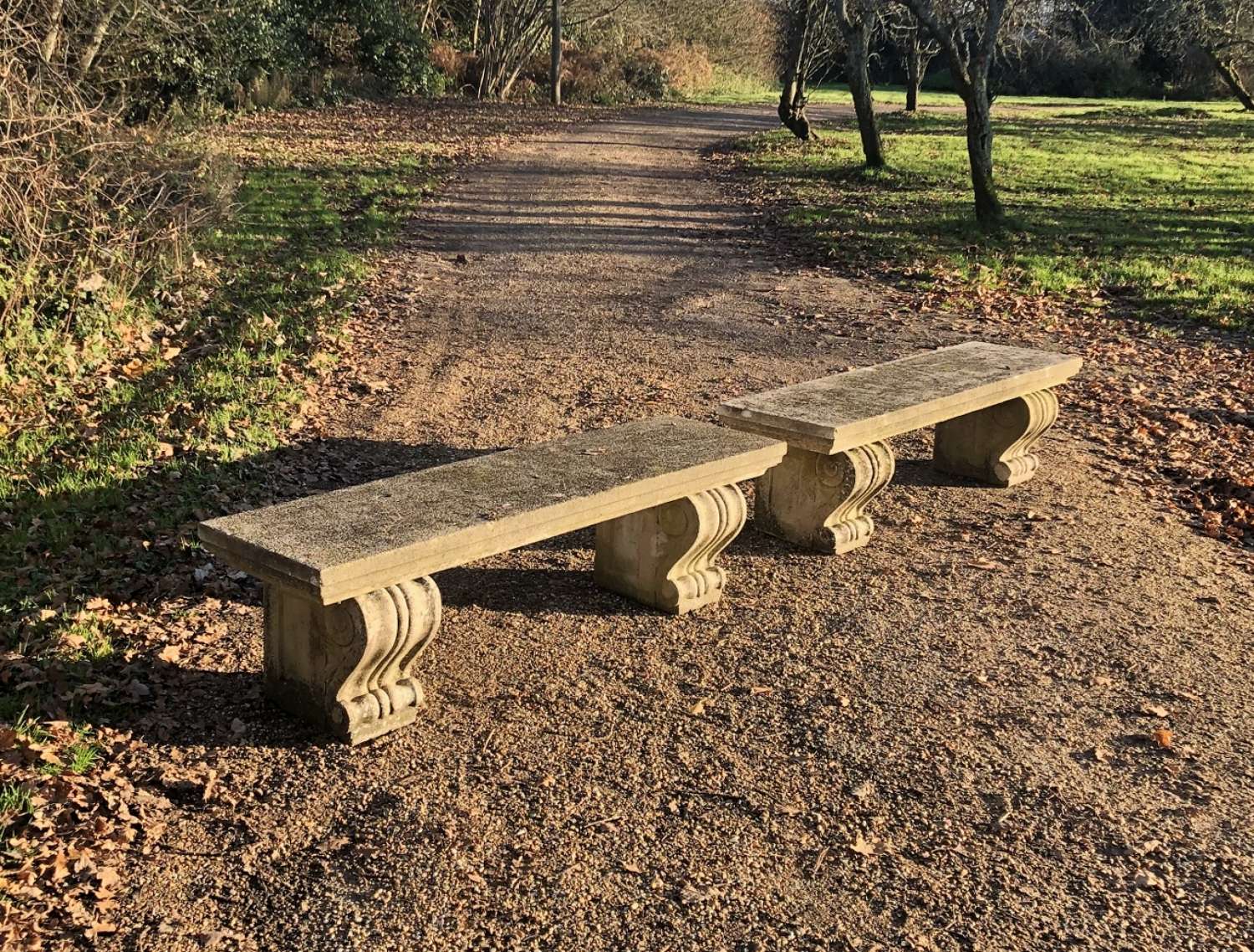Large Stone Benches