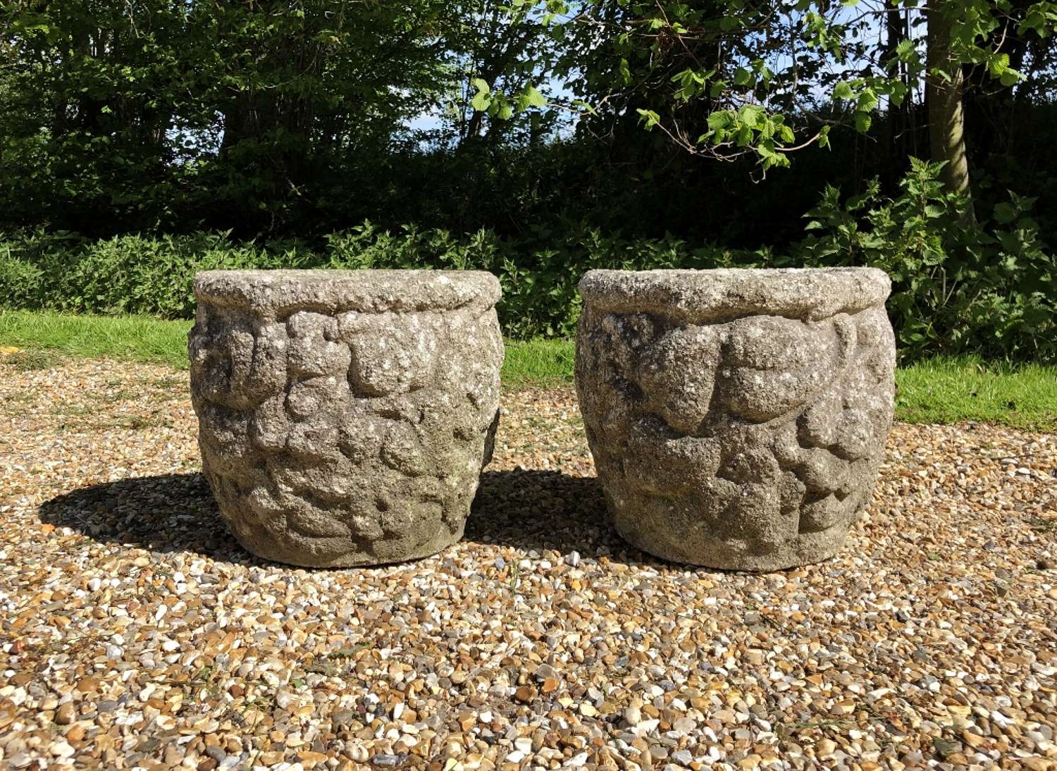 Pair of Small Vintage Planters