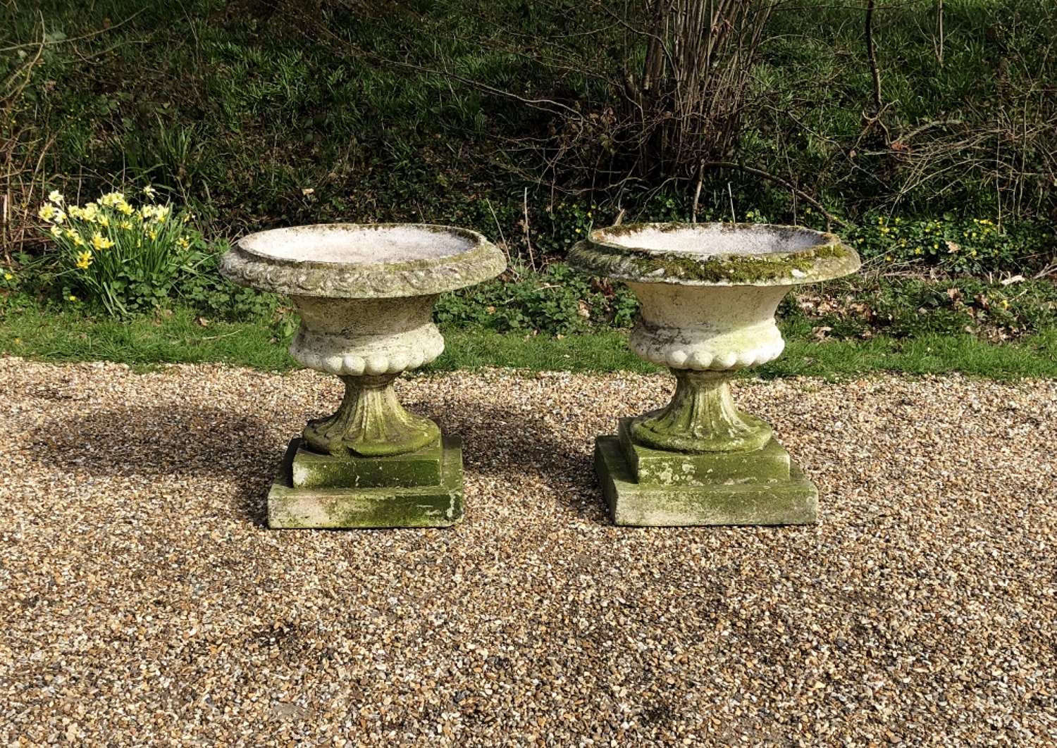 Pair of Large Urns