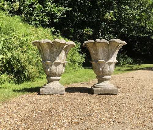 Pair of Stone Vases