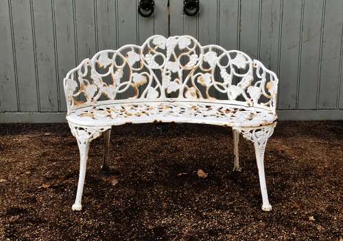 Small Iron Bench
