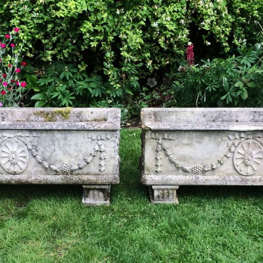 Pair of Large Troughs
