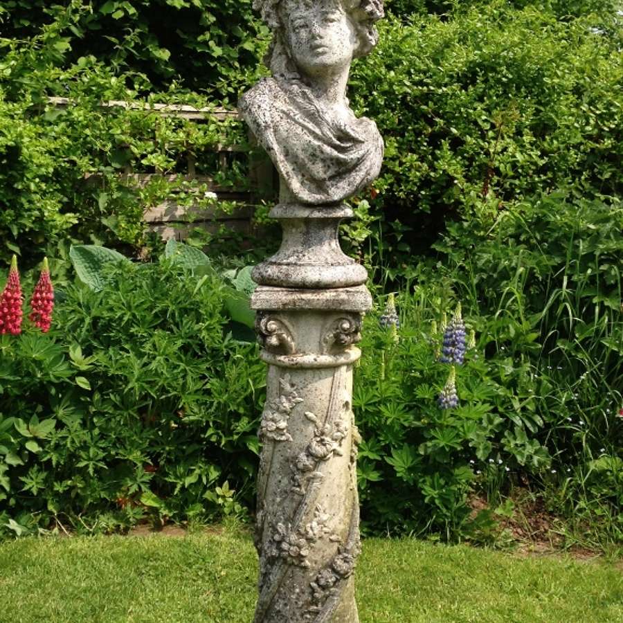 Girl Bust and Pedestal