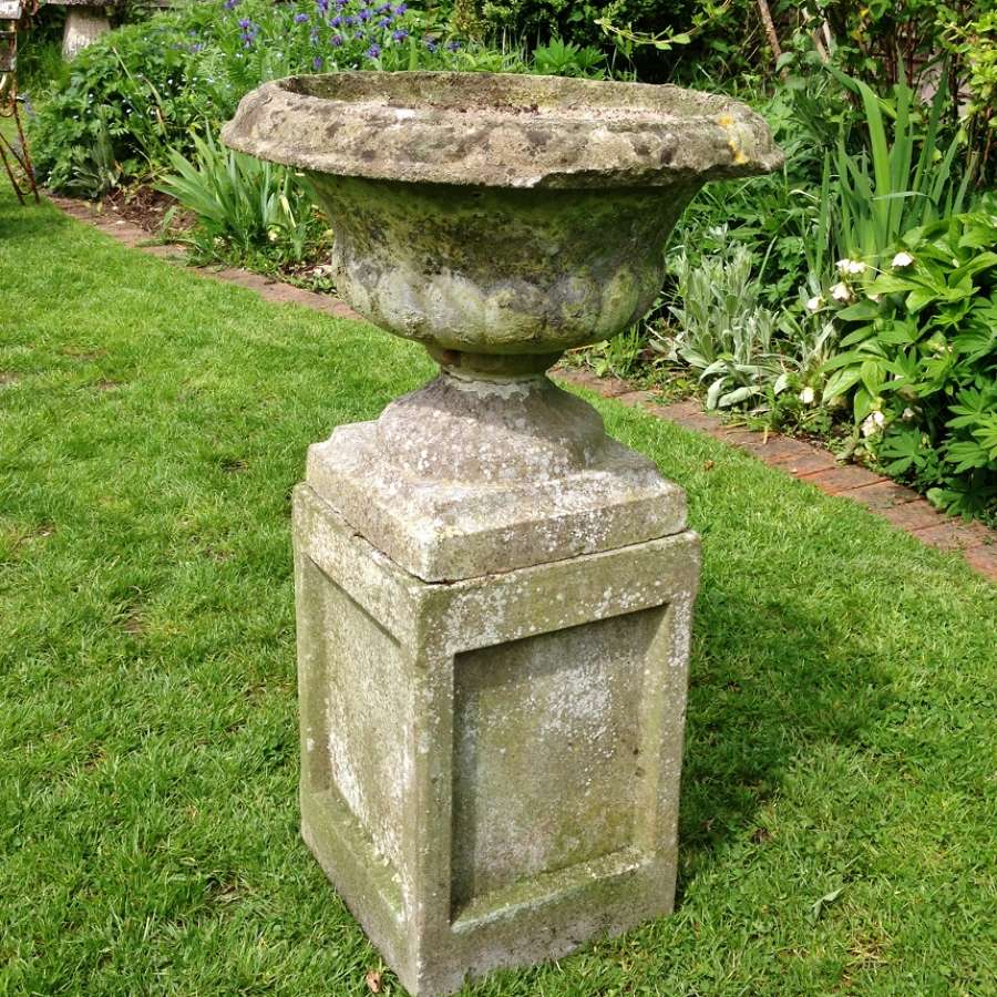 Vintage Urn and Pedestal