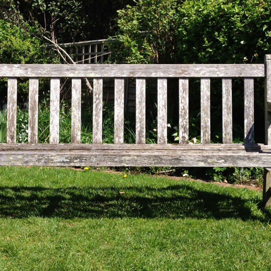 Weathered Traditional Bench