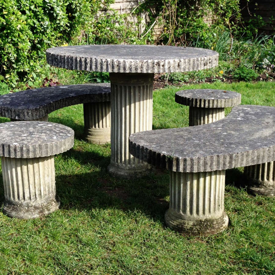 Stone Seating Set