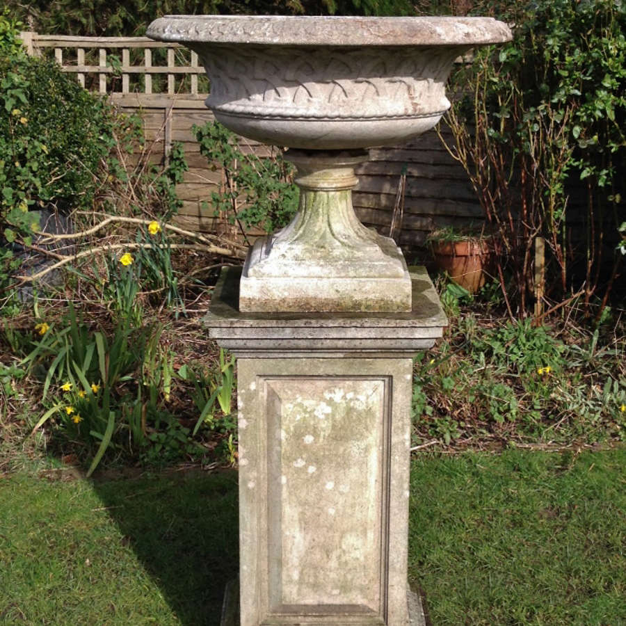 Large Eastwell Urn and Pedestal