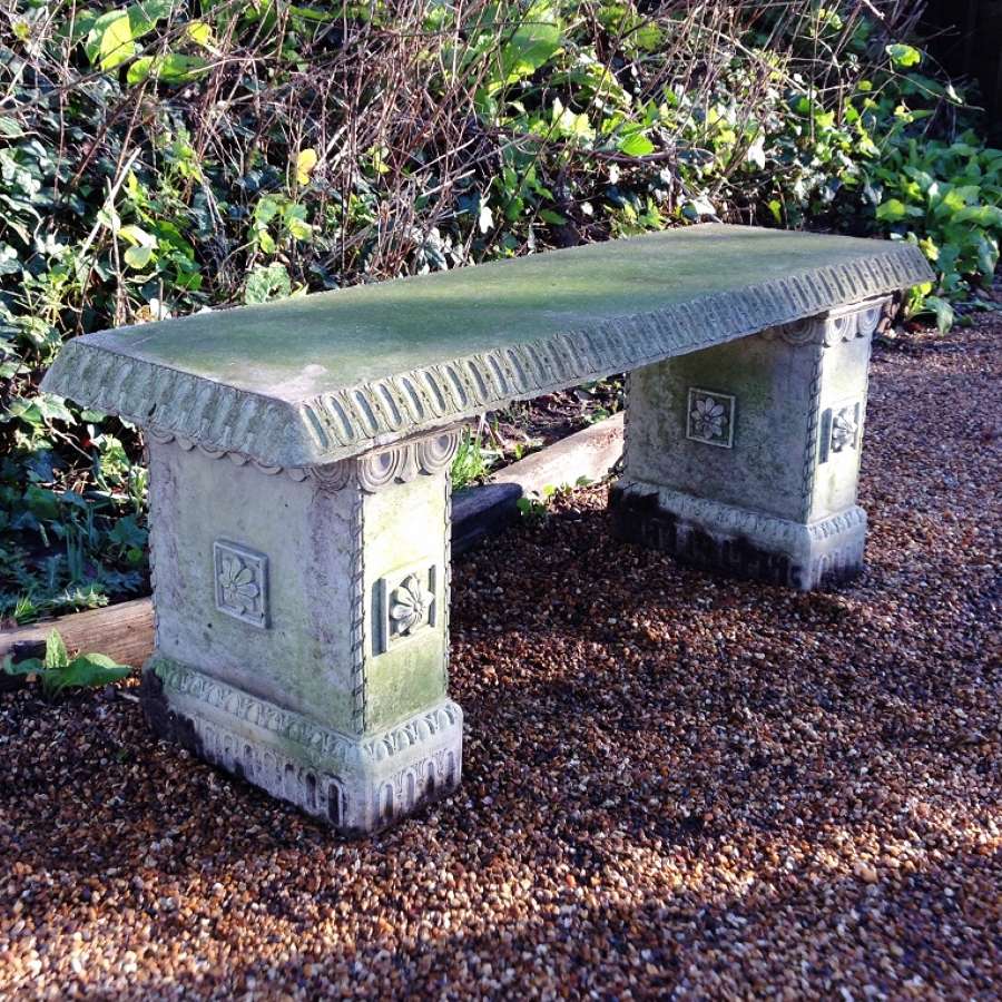 Small Decorative Stone Bench