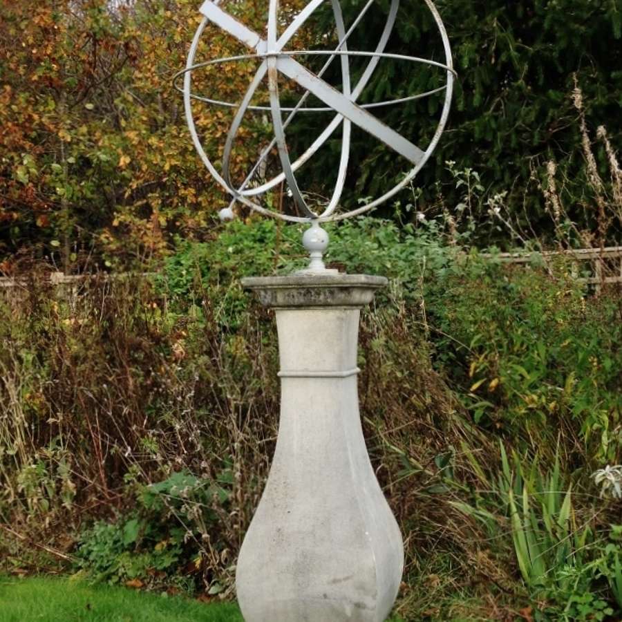 Large Armillary Sphere and Pedestal