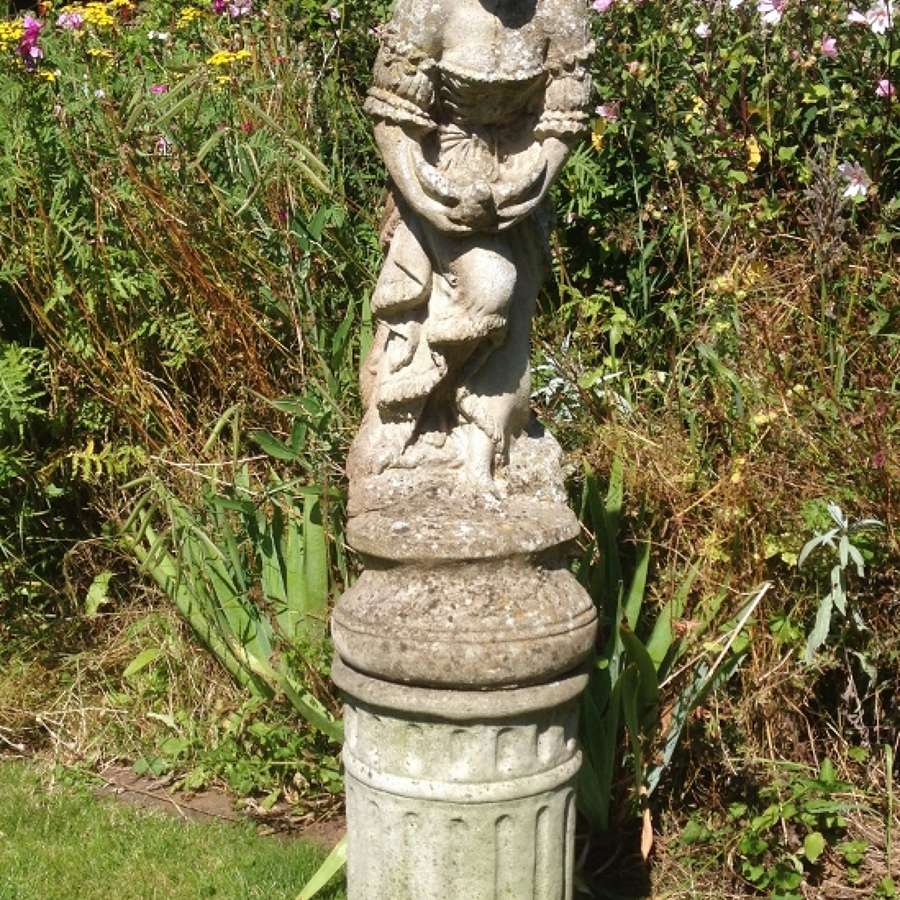 Dove Lady and Pedestal
