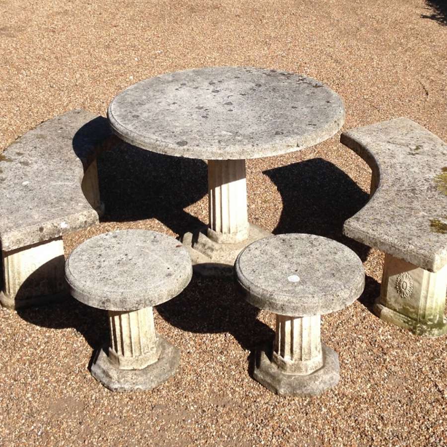 Stone Seating Set