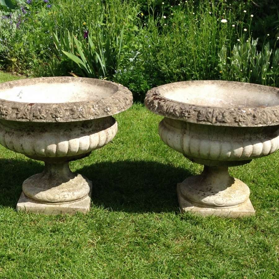 Pair of Large Urns