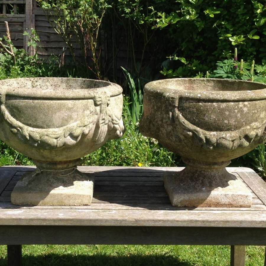Pair of Goblet Urns (more available)