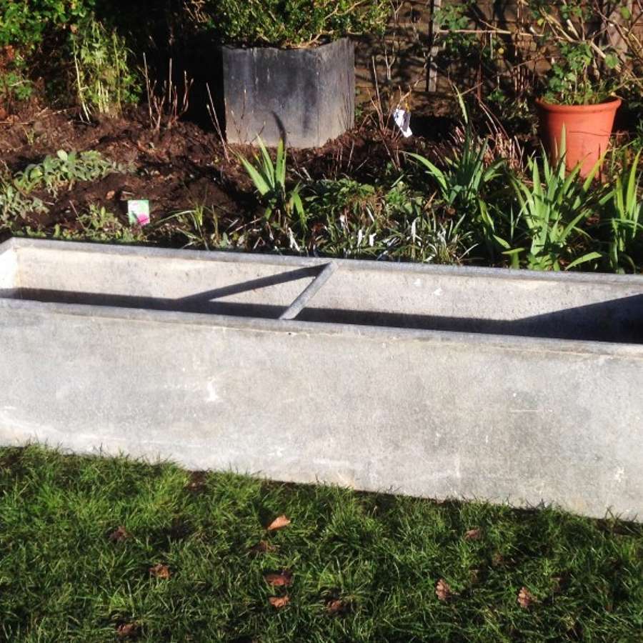 Large 6ft Galvanised Troughs (2 available)