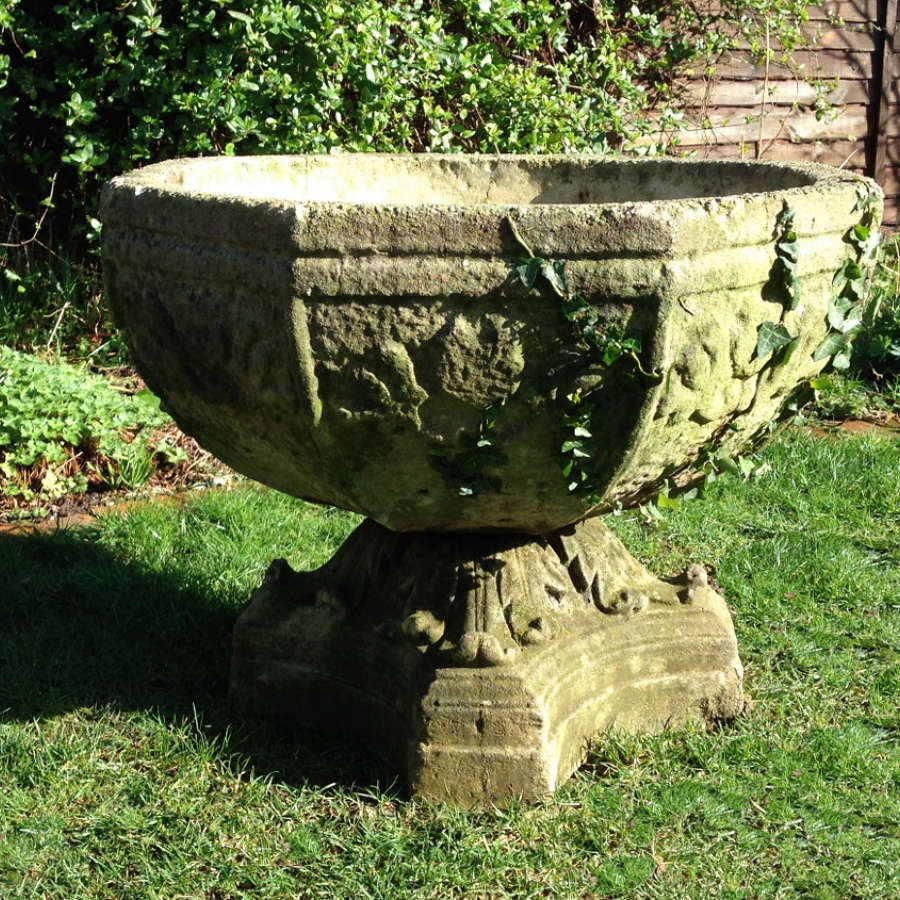 Large Decorative Bowl Urn