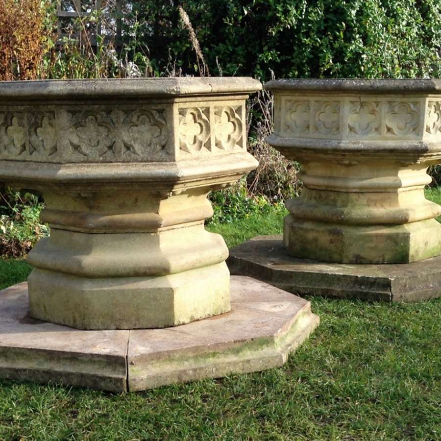 Large Gothic Jardiniere (2 available)