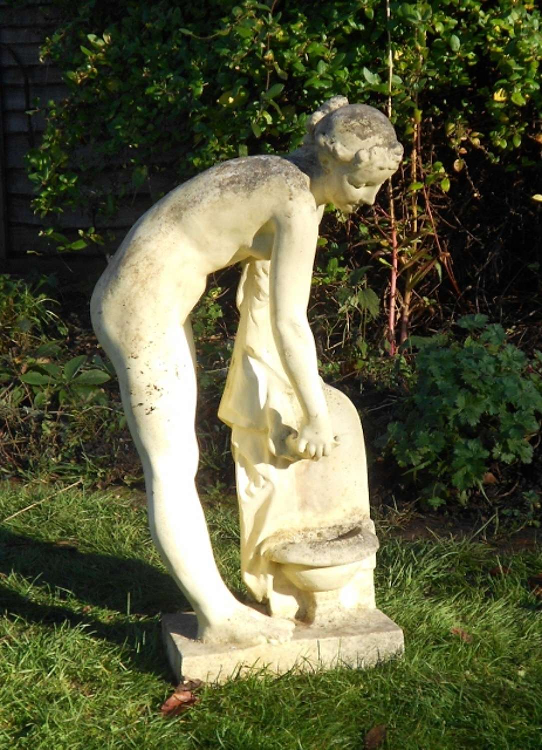 Statue or Fountain of a Lady Bathing