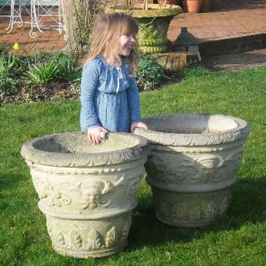Pair of Large Planters (2 pairs available)