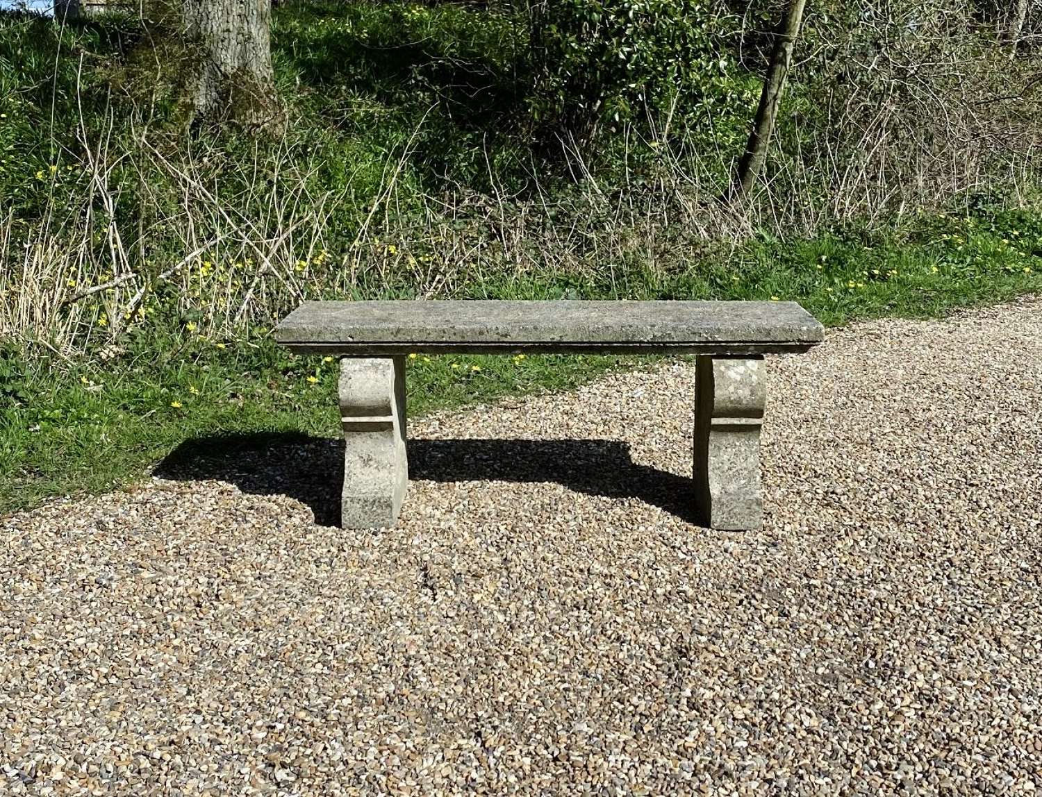 Simple Stone bench