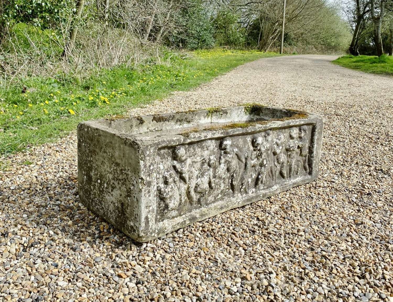 Patinated Trough