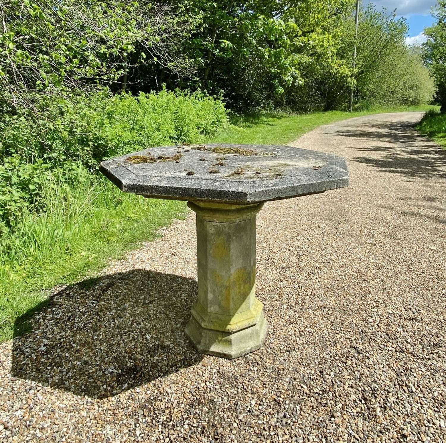 Mossy Stone Table