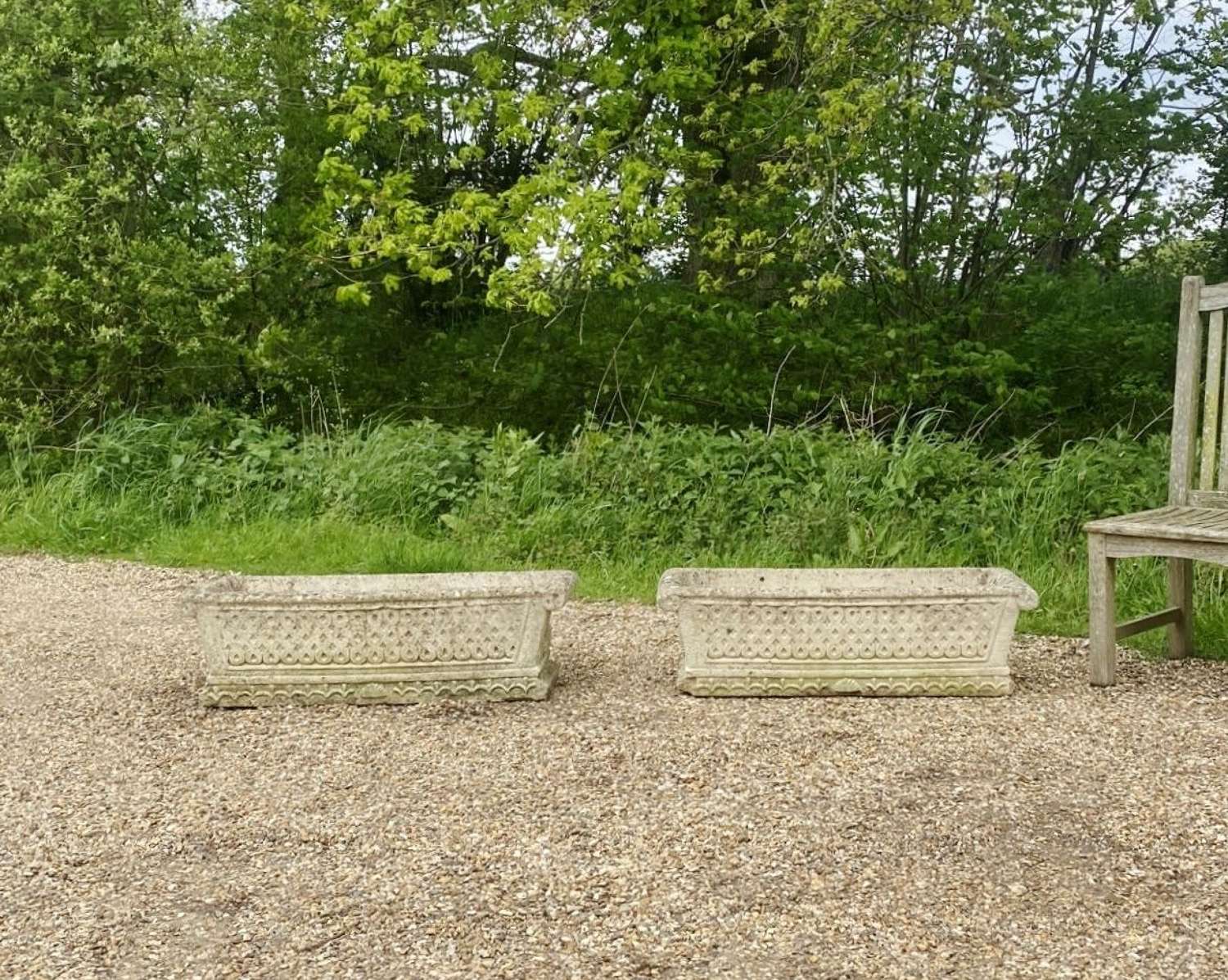 Pair of Large Cotswold Troughs