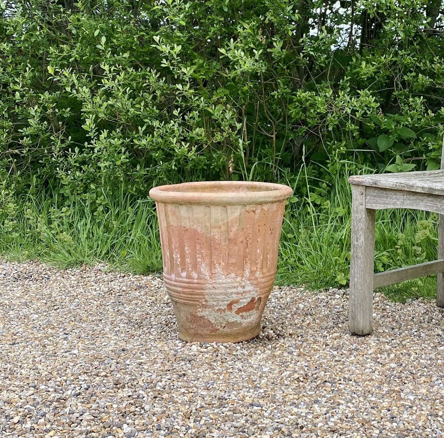 Small Weathered Terracotta Planter