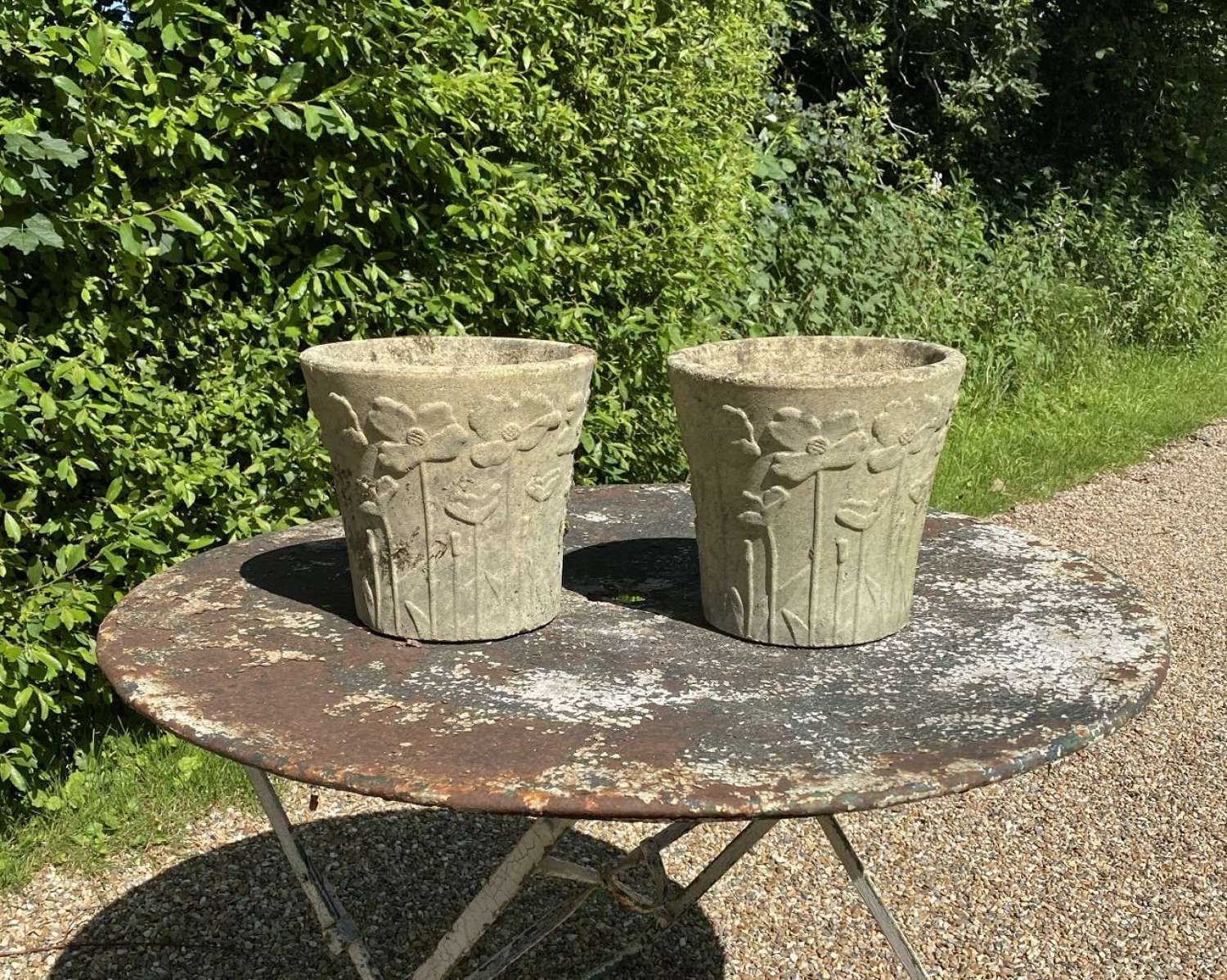 Pair of Small Flower Planters