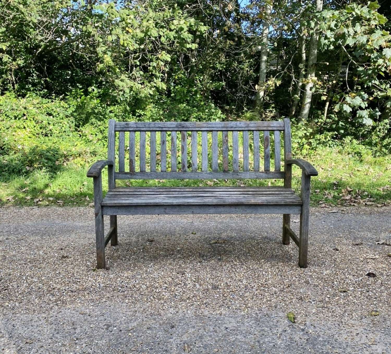 Bench with Curved Arms