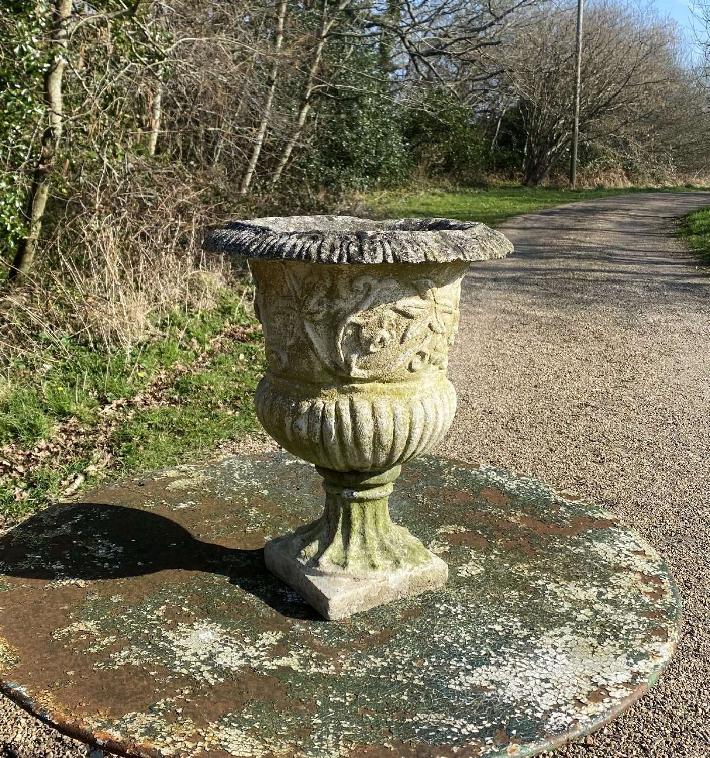 Small Floral Urn