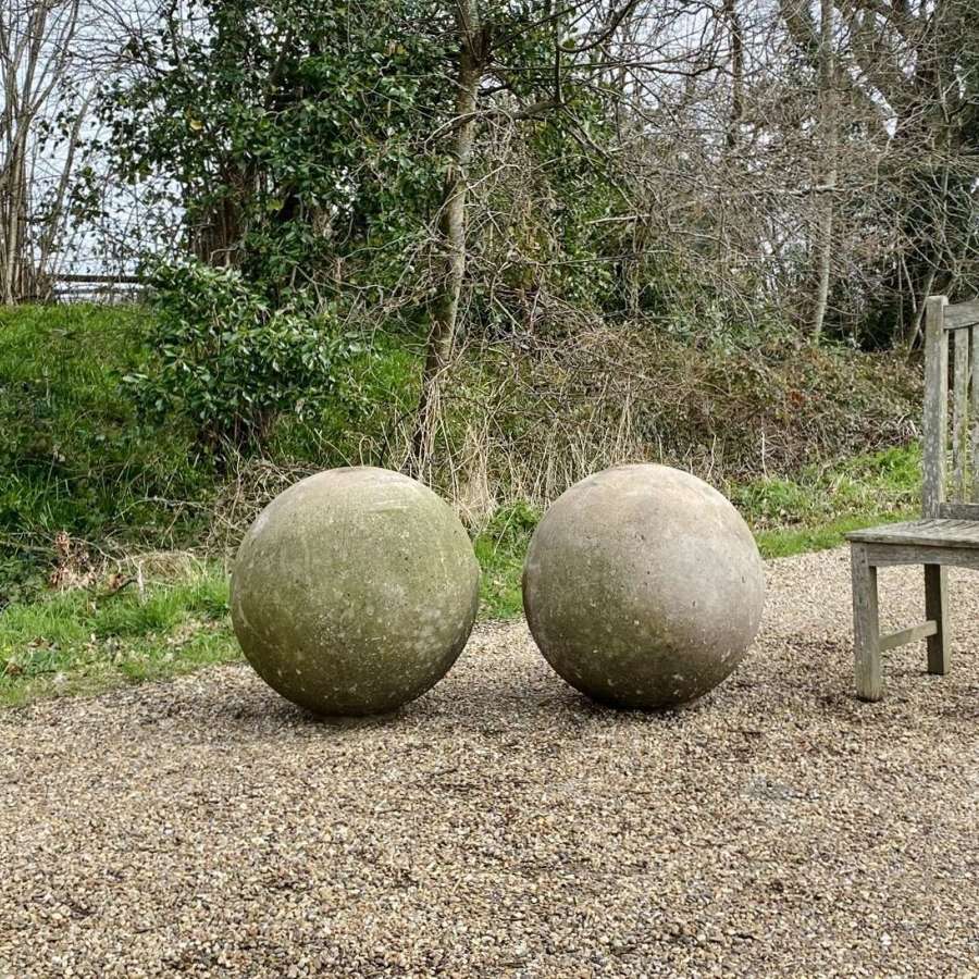 Pair of Very Large Balls
