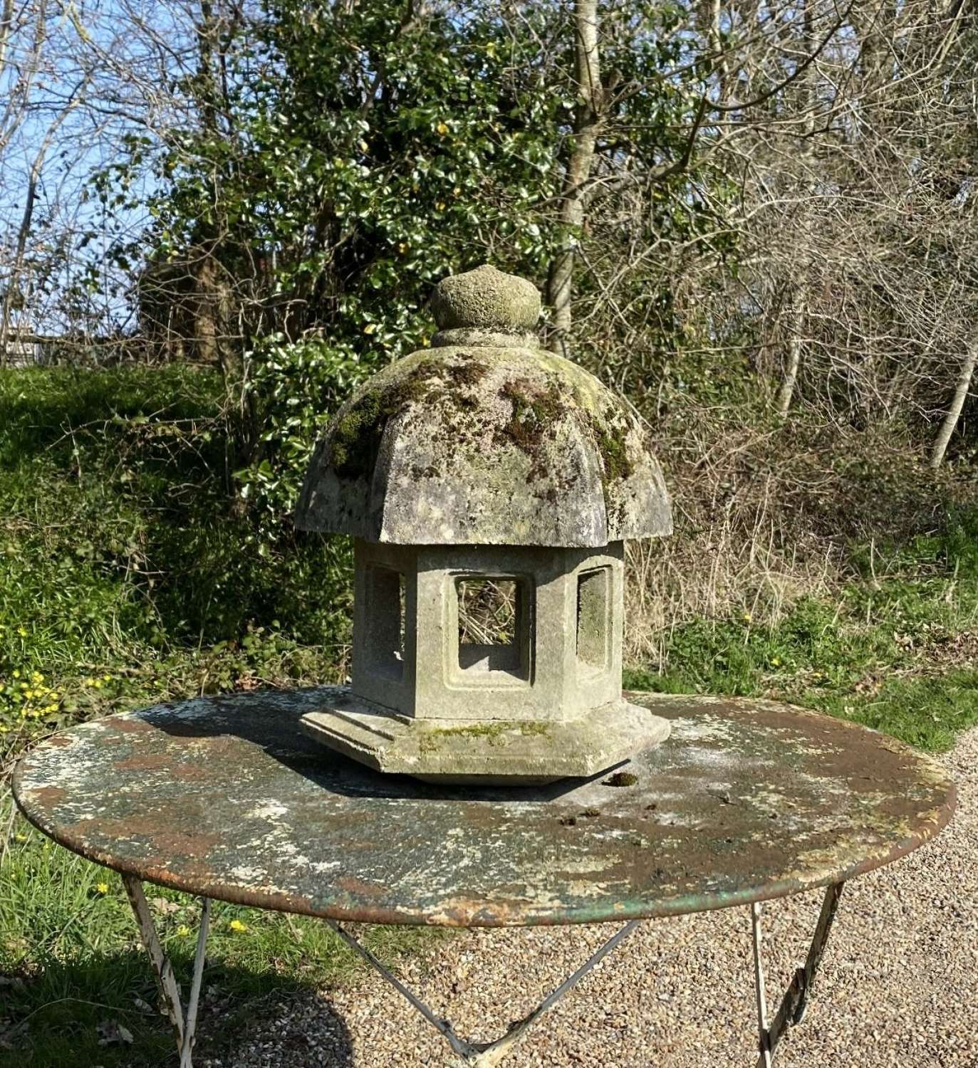 Mossy Lantern or Bird Feeder