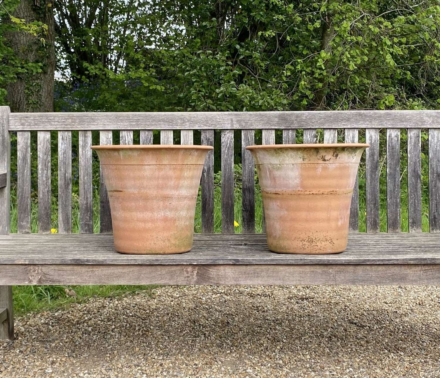 Pair of Yorkshire Flower Pots