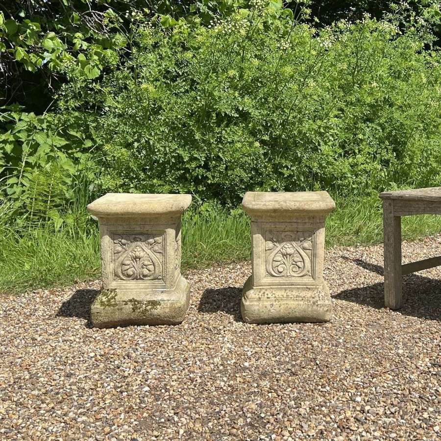 Pair of Small Decorative Pedestals