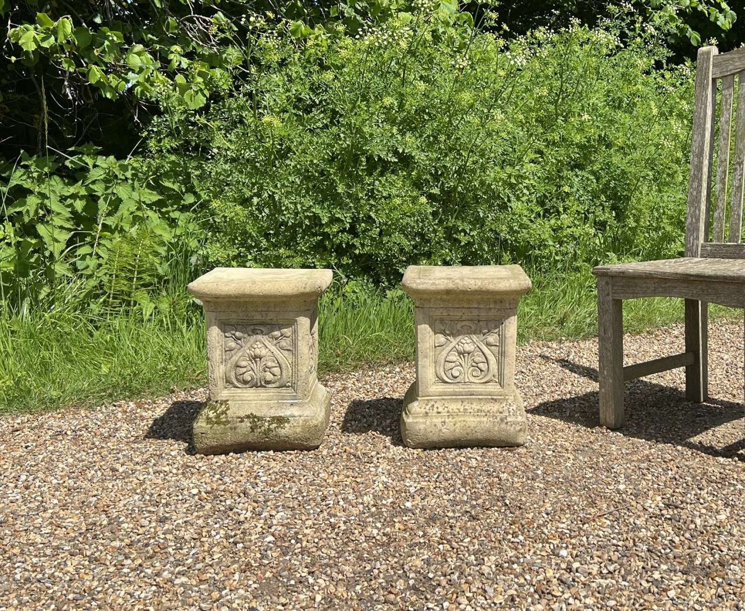 Pair of Small Decorative Pedestals