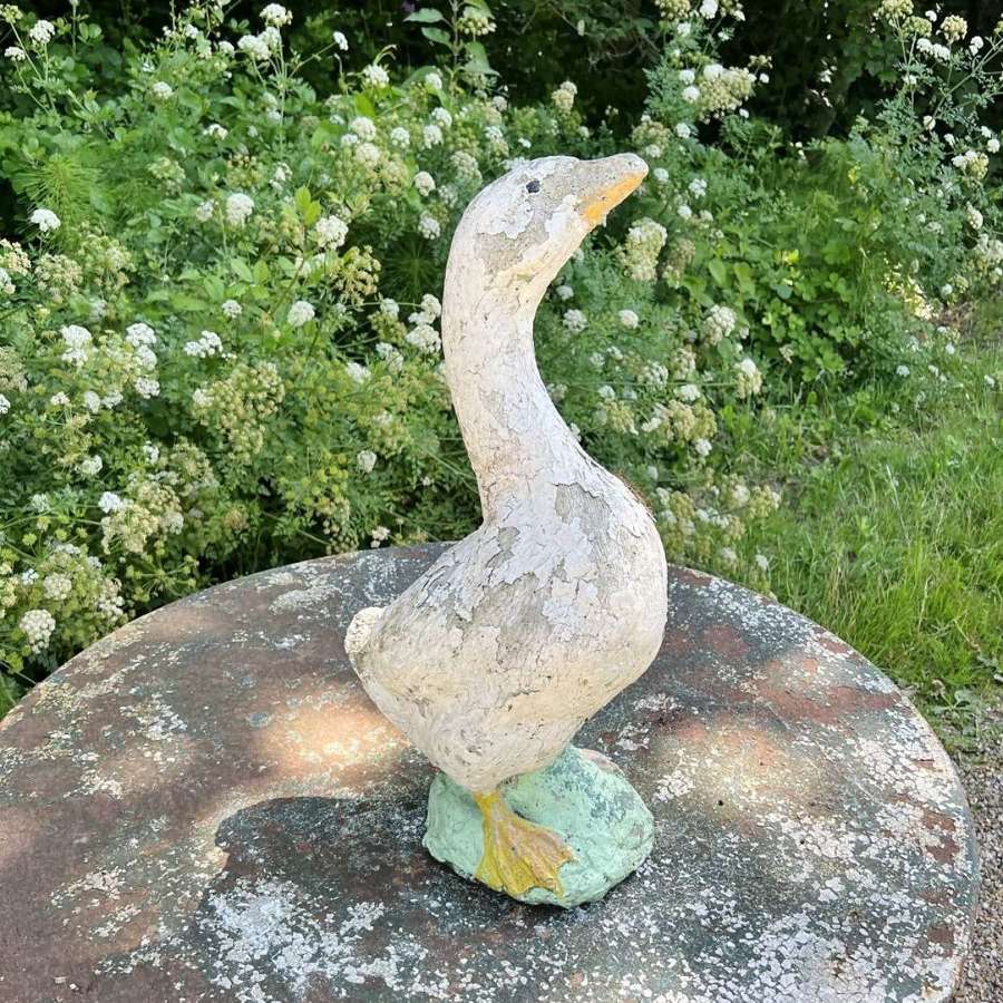 Large Goose with Old Paint