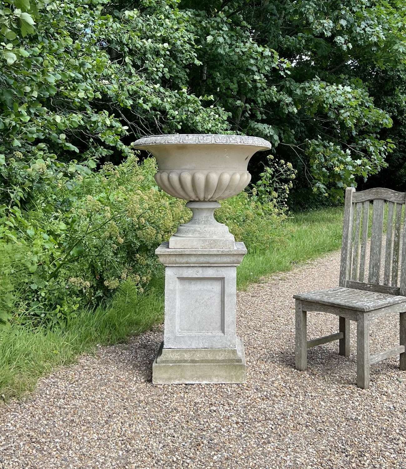 Large Clarence Urn with Pedestal