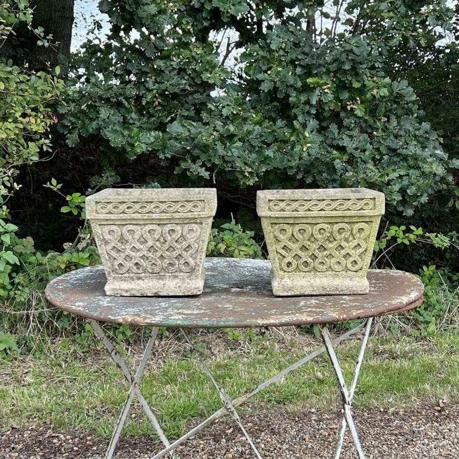Pair of Cotswold Stone Planters