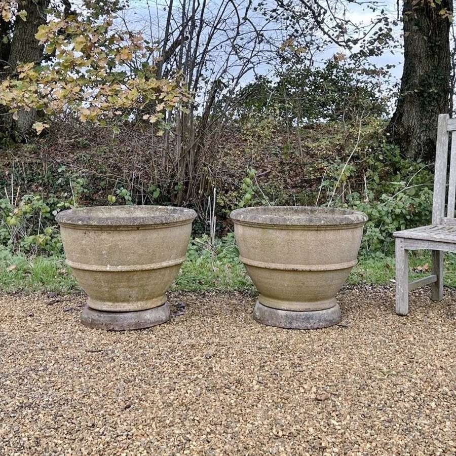Pair of Large Eggcup Planters