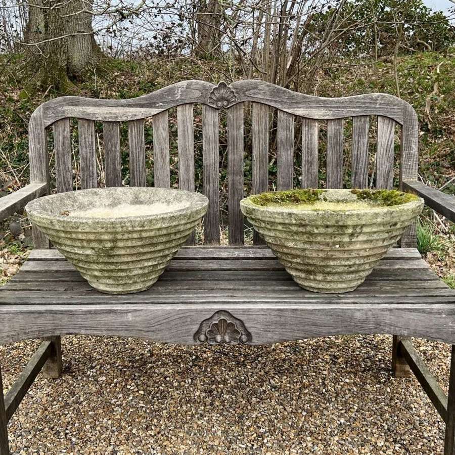 Pair of Conical Planters