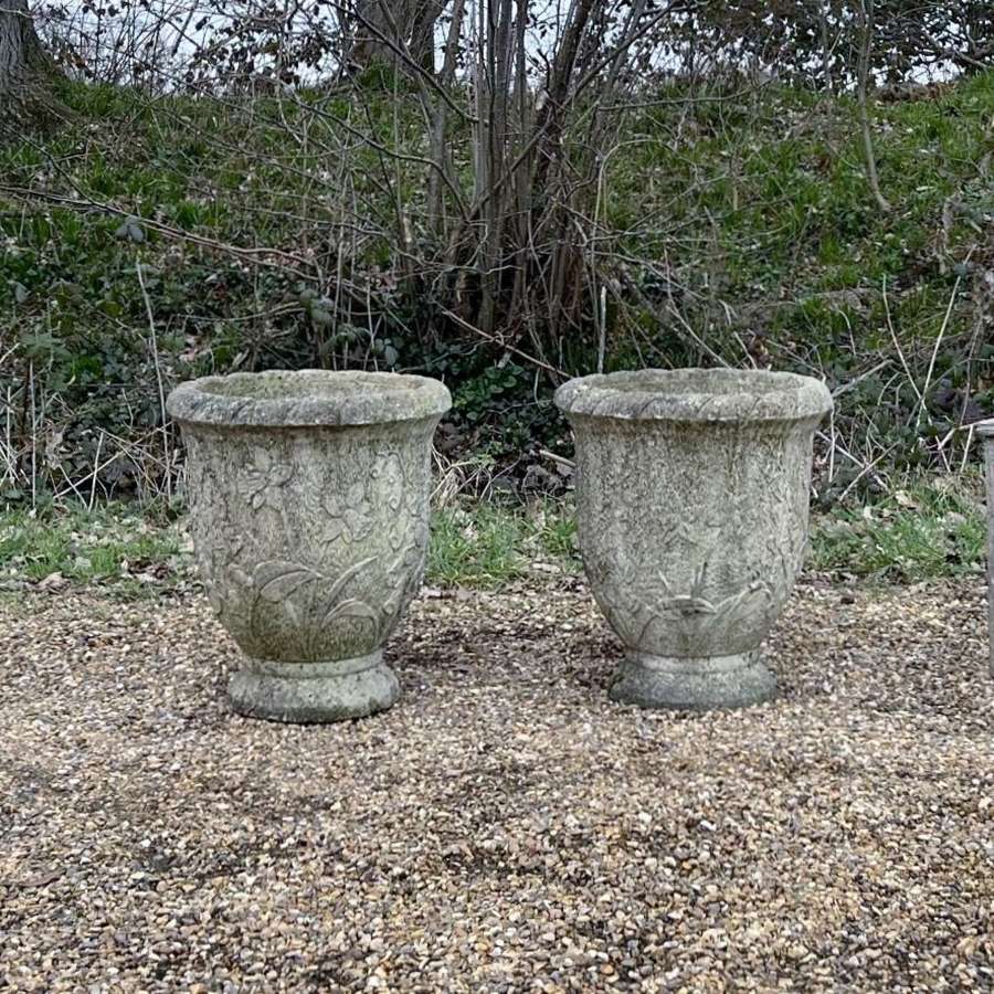 Pair of Daffodil Planters