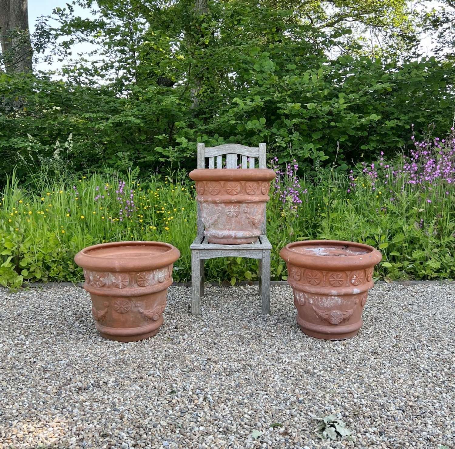 French Terracotta Planters