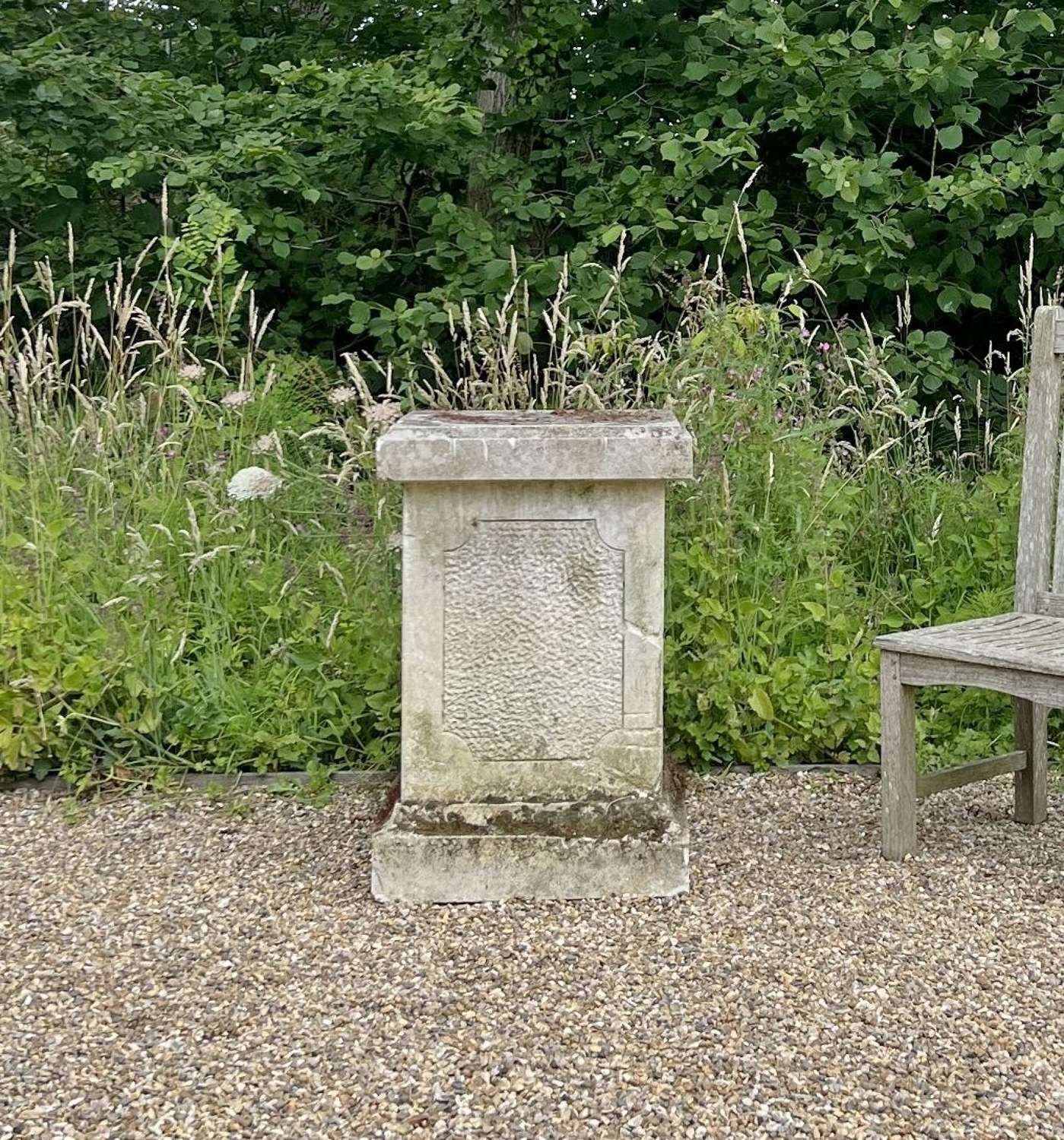 Antique Portland Stone Pedestal