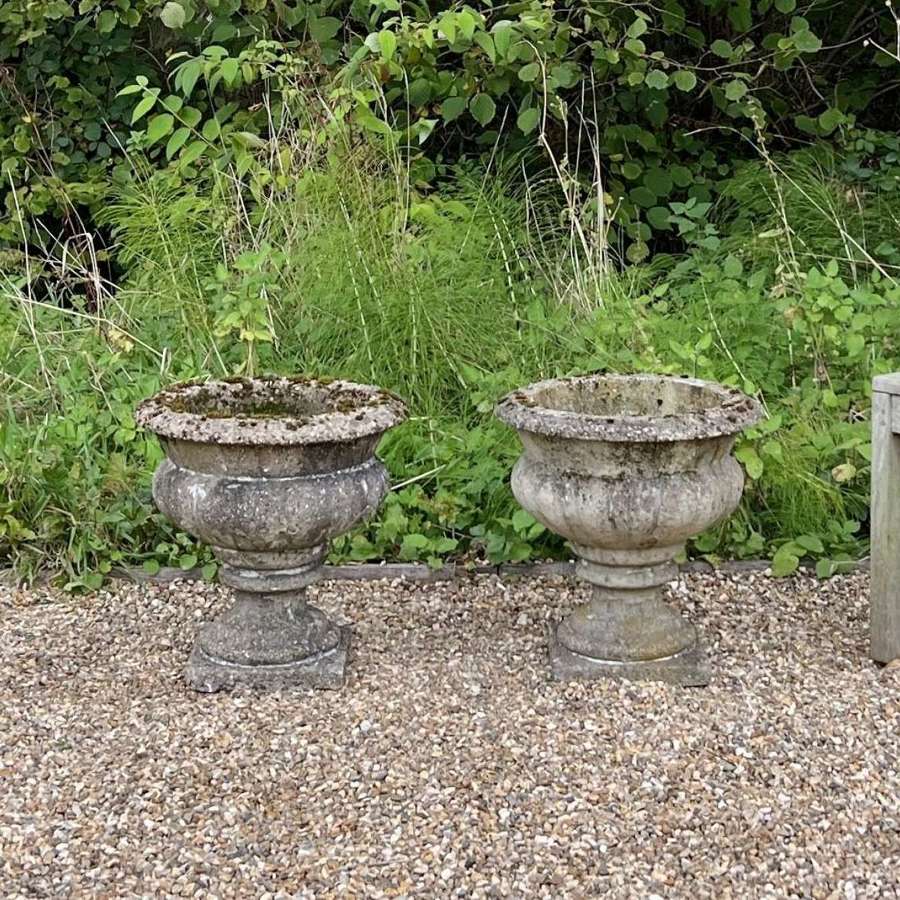 Pair of Mid-Century Urns