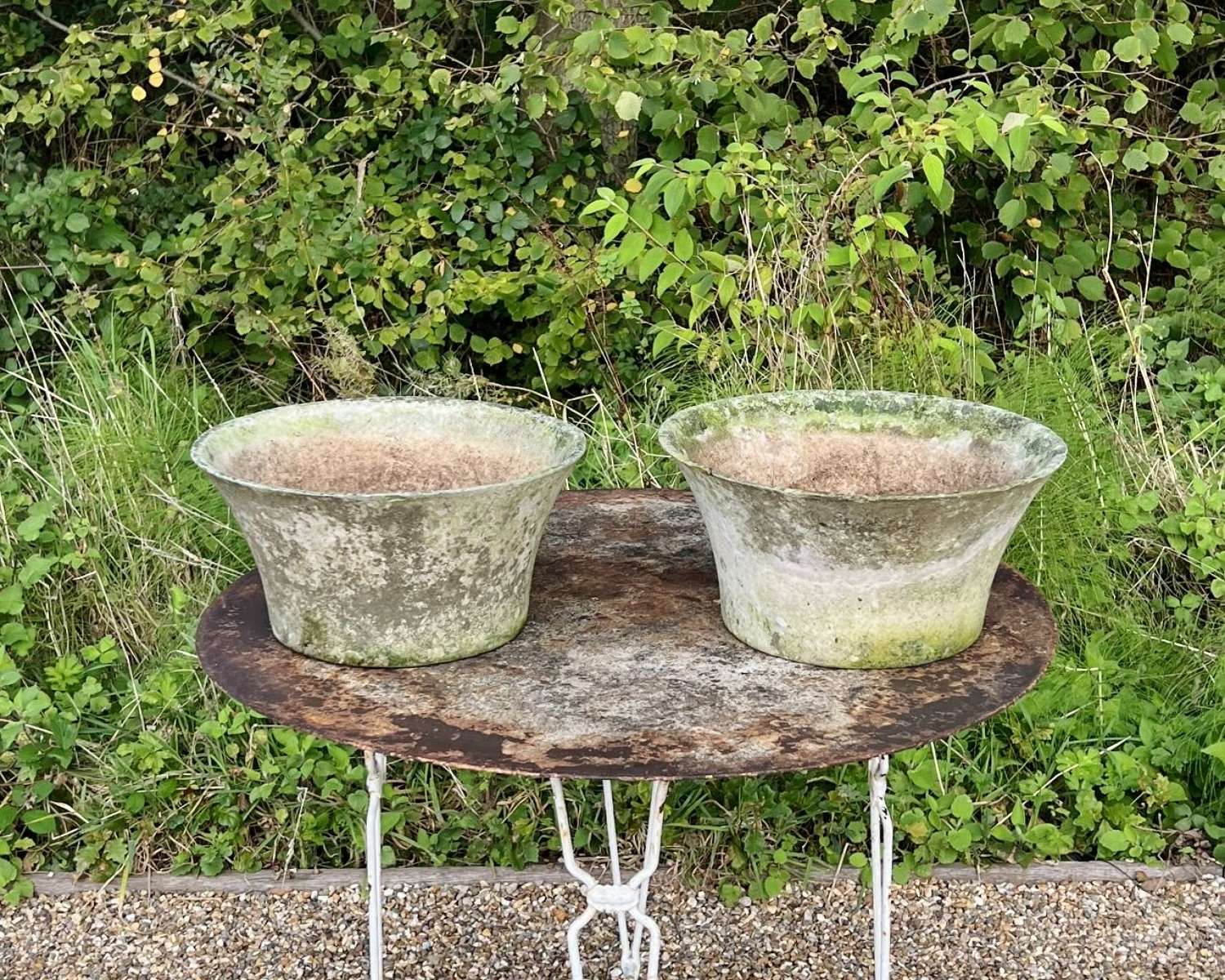 Pair of Small Willy Guhl Planters