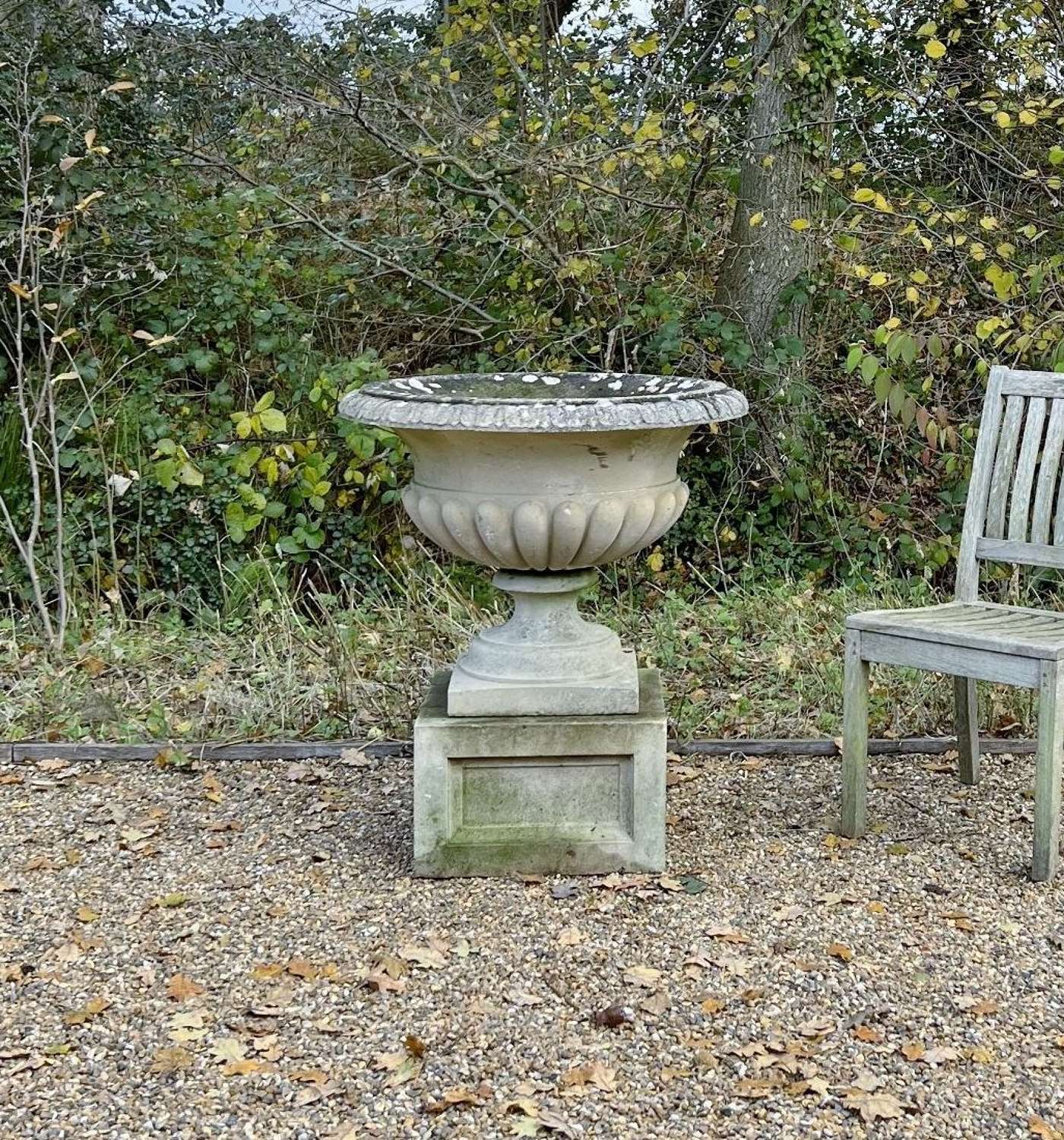 Large Clarence Urn and Plinth