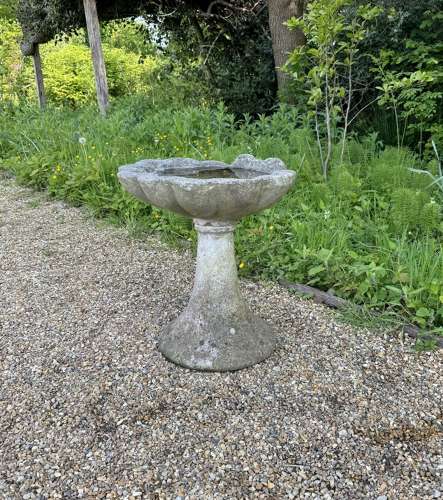 Shell Bird Bath