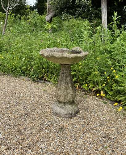 Shell Bird Bath